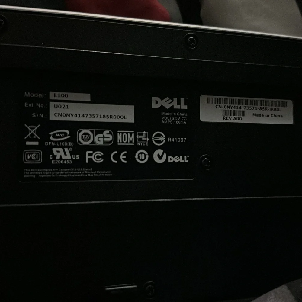 Dell Wired Keyboard (Used)